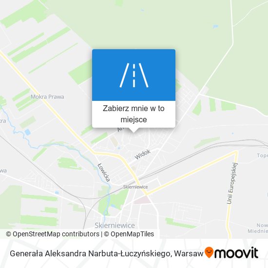 Mapa Generała Aleksandra Narbuta-Łuczyńskiego