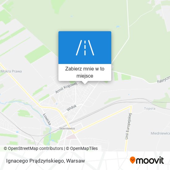 Mapa Ignacego Prądzyńskiego