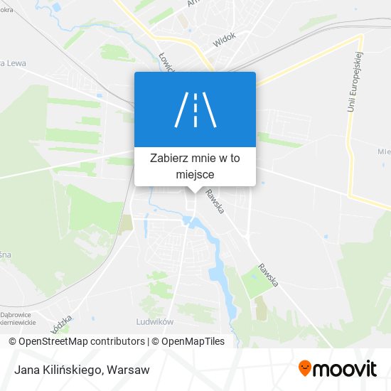 Mapa Jana Kilińskiego