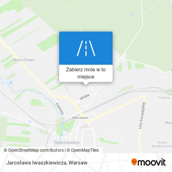 Mapa Jarosława Iwaszkiewicza