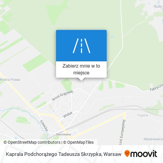 Mapa Kaprala Podchorążego Tadeusza Skrzypka