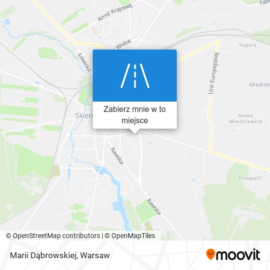 Mapa Marii Dąbrowskiej