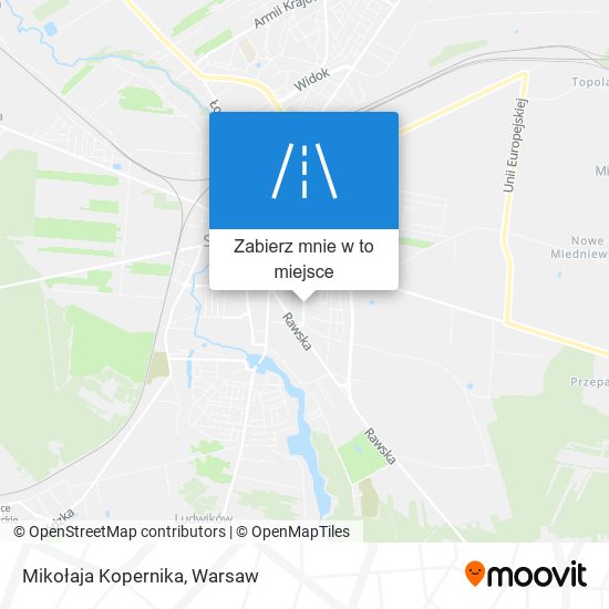 Mapa Mikołaja Kopernika