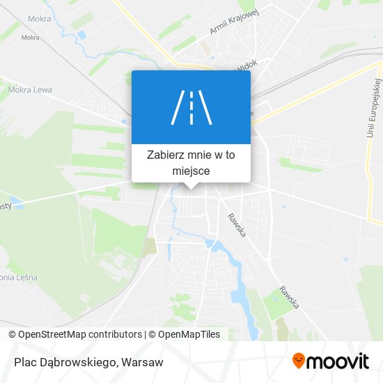 Mapa Plac Dąbrowskiego