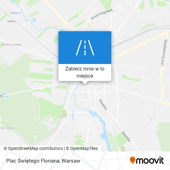 Mapa Plac Świętego Floriana