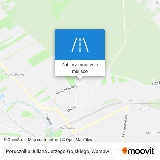 Mapa Porucznika Juliana Jerzego Gójskiego