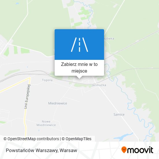 Mapa Powstańców Warszawy