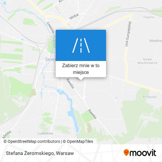 Mapa Stefana Żeromskiego