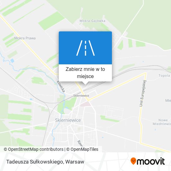 Mapa Tadeusza Sułkowskiego