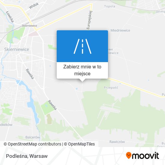 Mapa Podleśna