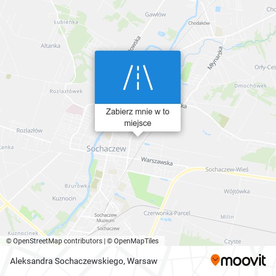 Mapa Aleksandra Sochaczewskiego