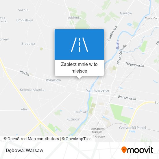 Mapa Dębowa