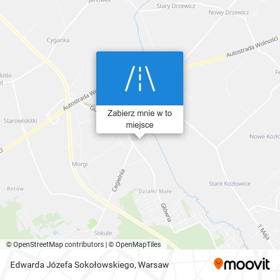 Mapa Edwarda Józefa Sokołowskiego