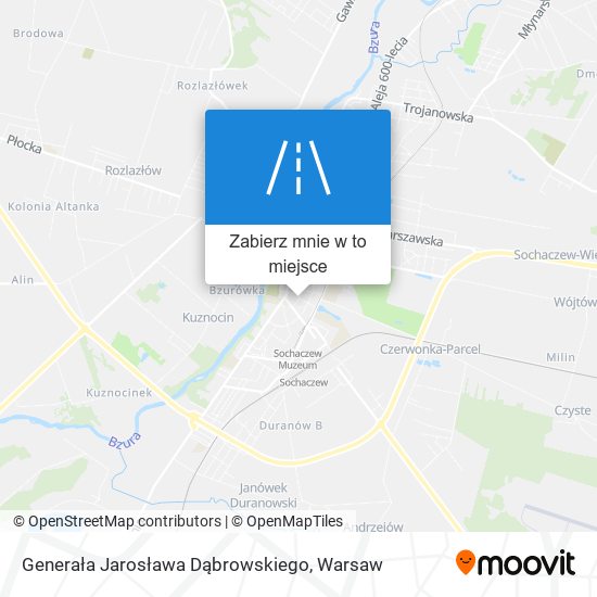 Mapa Generała Jarosława Dąbrowskiego