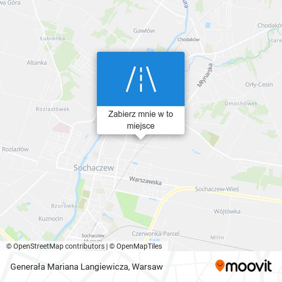 Mapa Generała Mariana Langiewicza