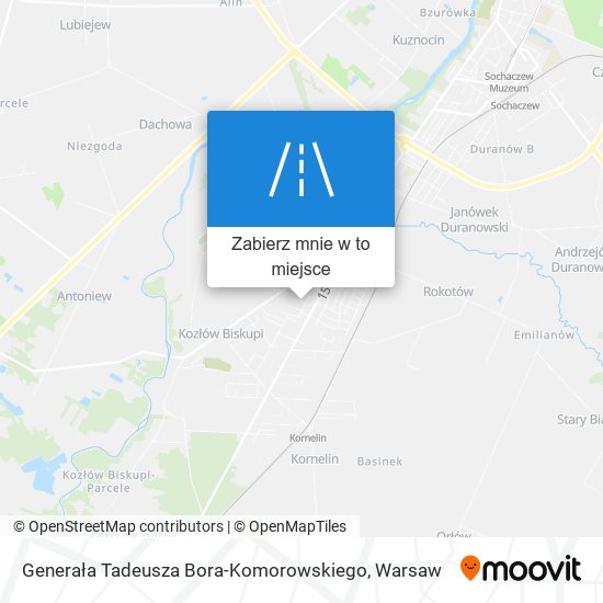 Mapa Generała Tadeusza Bora-Komorowskiego