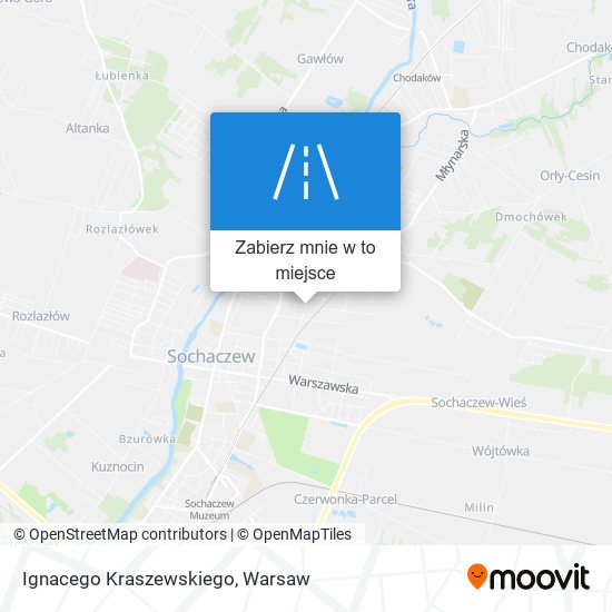 Mapa Ignacego Kraszewskiego