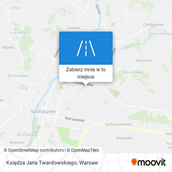 Mapa Księdza Jana Twardowskiego