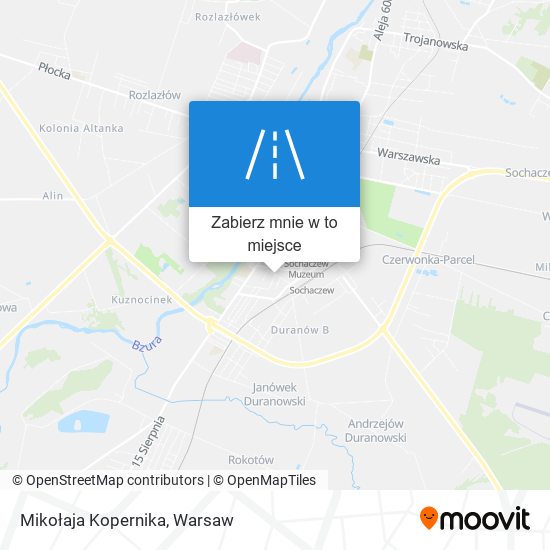 Mapa Mikołaja Kopernika