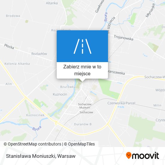 Mapa Stanisława Moniuszki