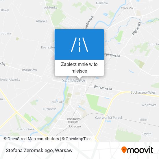 Mapa Stefana Żeromskiego