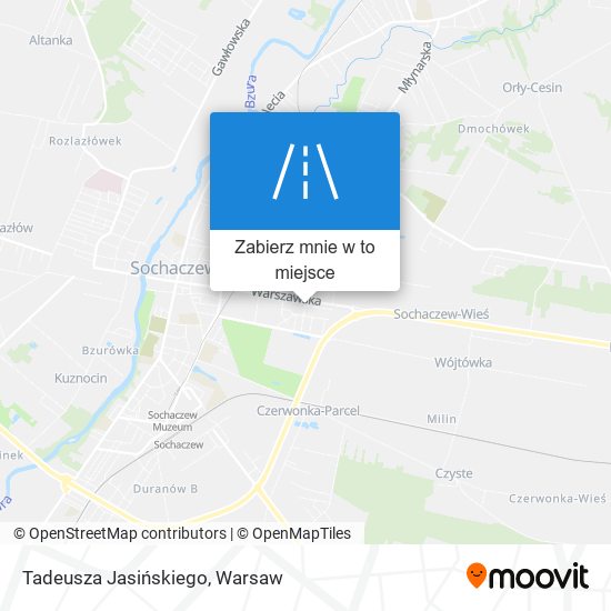 Mapa Tadeusza Jasińskiego