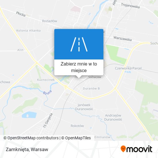 Mapa Zamknięta