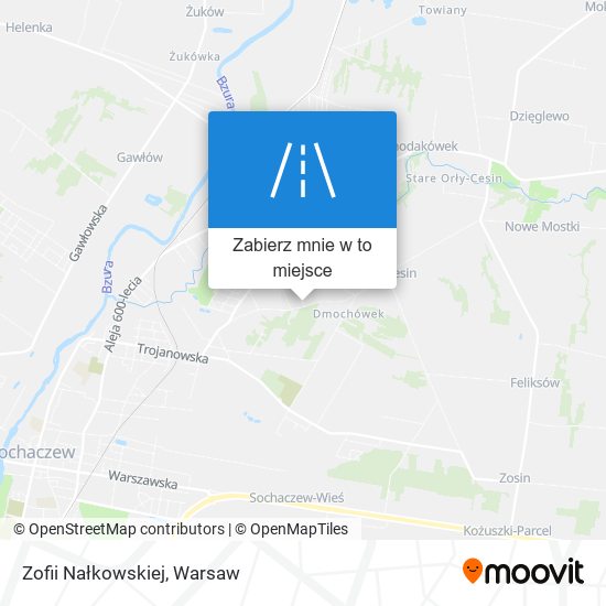 Mapa Zofii Nałkowskiej