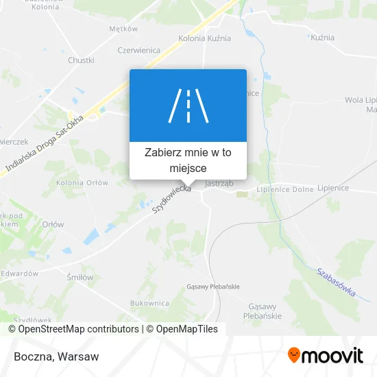 Mapa Boczna