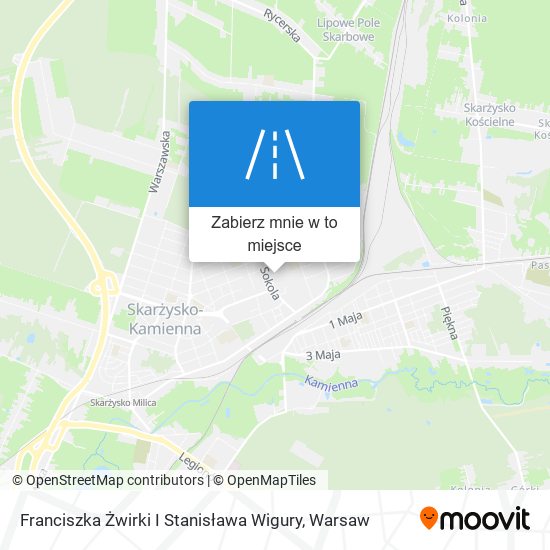 Mapa Franciszka Żwirki I Stanisława Wigury