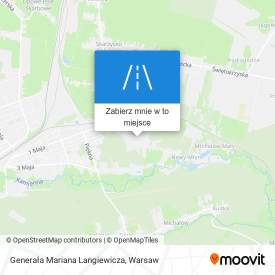 Mapa Generała Mariana Langiewicza