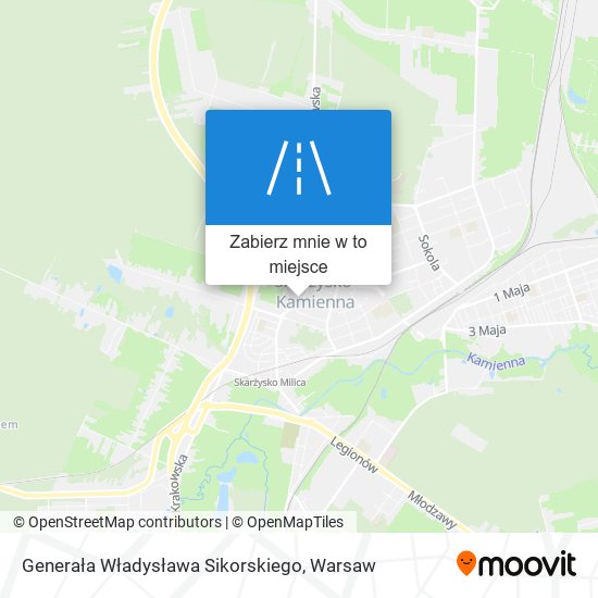 Mapa Generała Władysława Sikorskiego