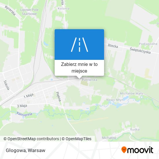 Mapa Głogowa