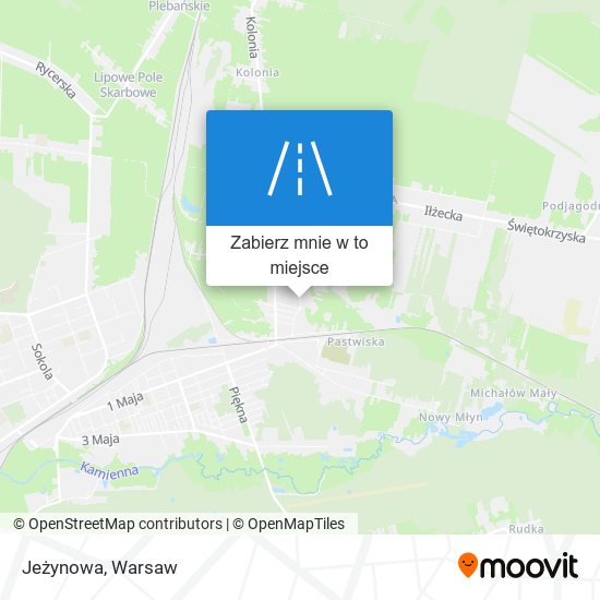 Mapa Jeżynowa