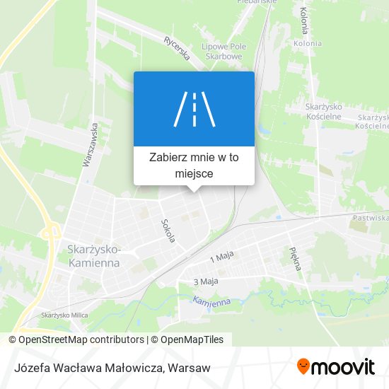 Mapa Józefa Wacława Małowicza