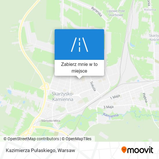 Mapa Kazimierza Pułaskiego