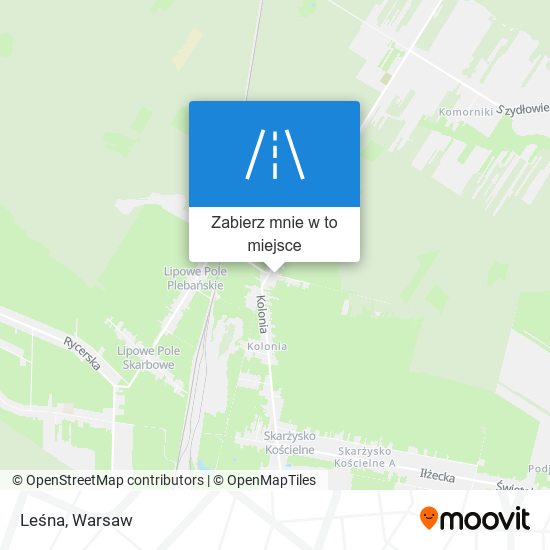 Mapa Leśna