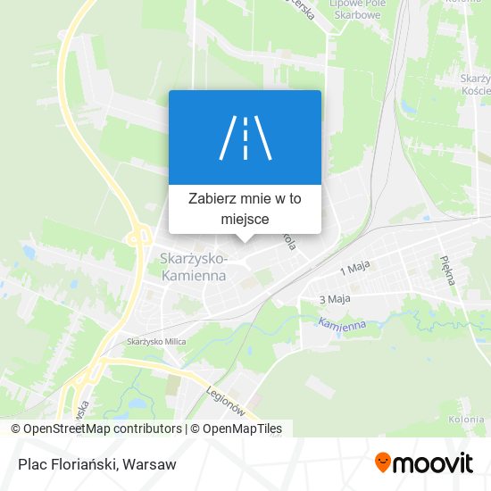 Mapa Plac Floriański