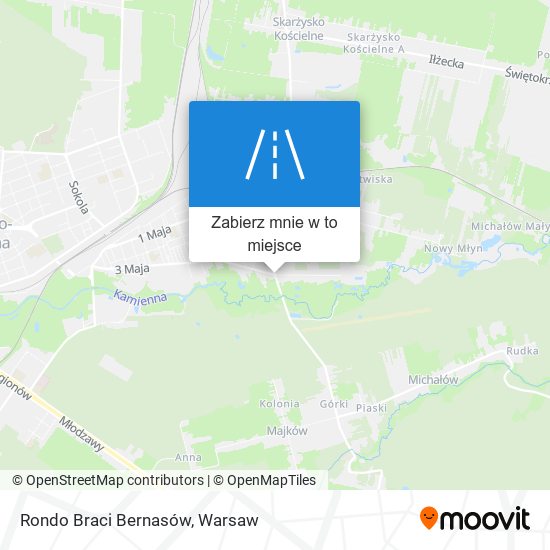 Mapa Rondo Braci Bernasów