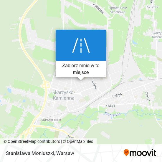 Mapa Stanisława Moniuszki