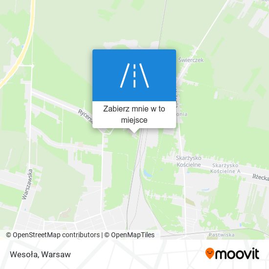 Mapa Wesoła