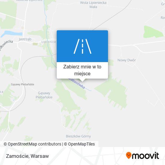 Mapa Zamoście