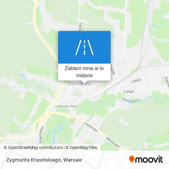 Mapa Zygmunta Krasińskiego