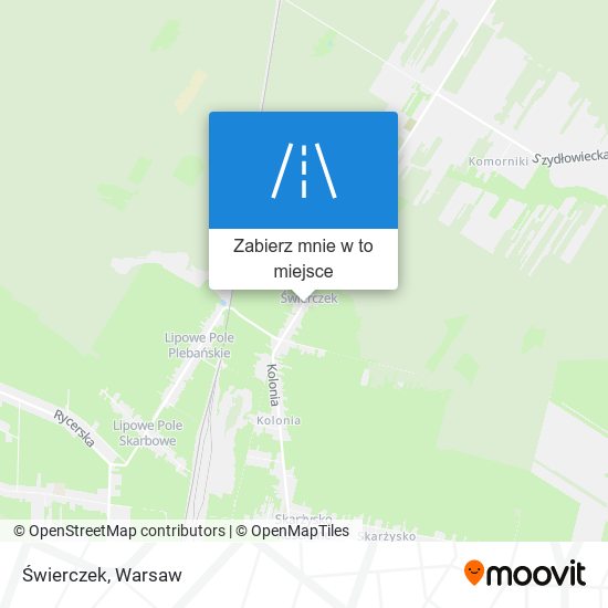 Mapa Świerczek