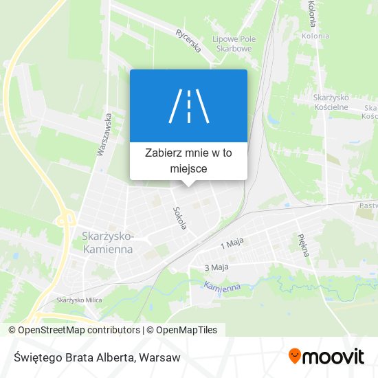 Mapa Świętego Brata Alberta