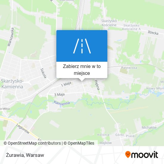 Mapa Żurawia