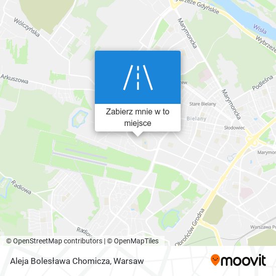 Mapa Aleja Bolesława Chomicza