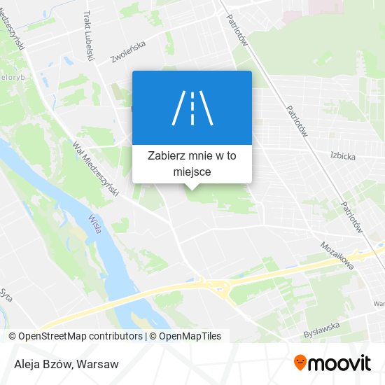 Mapa Aleja Bzów