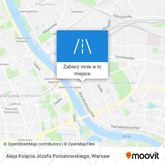 Mapa Aleja Księcia Józefa Poniatowskiego