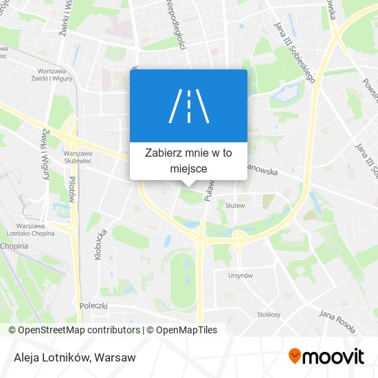 Mapa Aleja Lotników